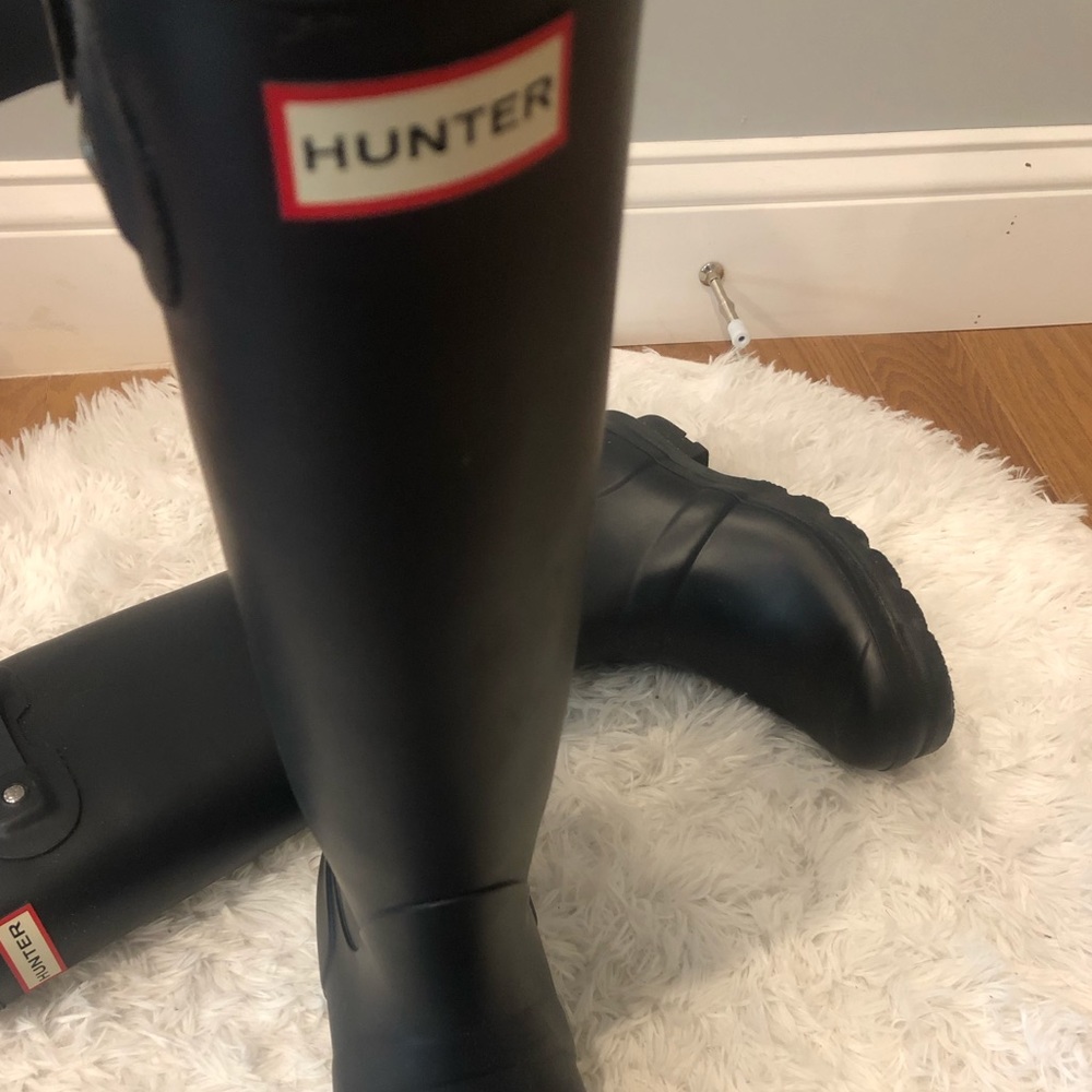 Women’s Tall Navy Blue Hunter Boots